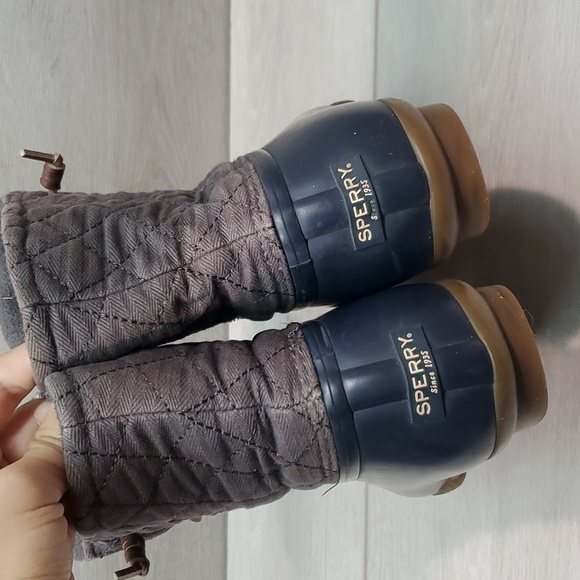 Sperry Womens Ankle Duck Boots Rubber Shoes sz 9M - Picture 7 of 12